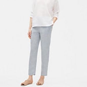 NWT, Eileen Fisher, Organic Linen Pant, Petite Med